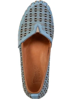 Hot ELENA EDEN , sommerliche Damen-Slipper, Weite G, mit herausnehmbarem Fußbett JEANS