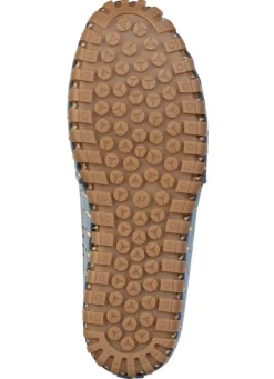 Hot ELENA EDEN , sommerliche Damen-Slipper, Weite G, mit herausnehmbarem Fußbett JEANS