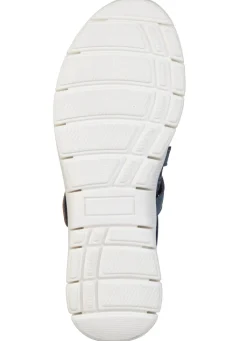 New ELENA EDEN , sommerliche Damen-Spangenschuhe, Weite H, mit herausnehmbarem Fußbett JEANS
