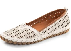 Best ELENA EDEN , sommerliche Damen-Slipper, Weite G, mit herausnehmbarem Fußbett BEIGE