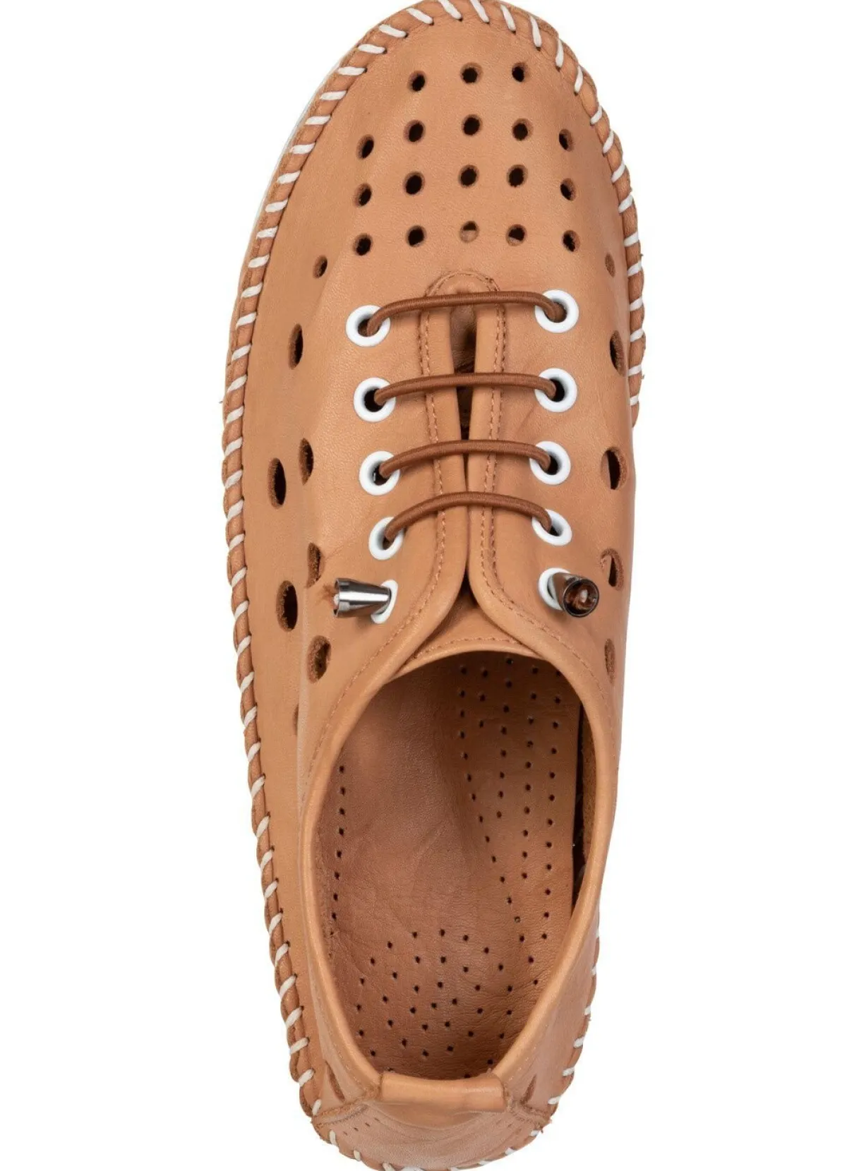 Sale ELENA EDEN , sommerliche Damen-Slipper, Weite G, mit herausnehmbarem Fußbett CAMEL