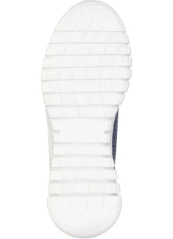 Online ELENA EDEN , sommerliche Damen-Sneaker, Weite H, mit herausnehmbarem Fußbett JEANS-SILBER