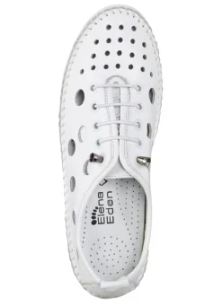 Clearance ELENA EDEN , sommerliche Damen-Slipper, Weite G, mit herausnehmbarem Fußbett WEISS