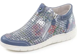 Best ELENA EDEN , sommerliche Damen-Boots, Weite H, mit herausnehmbarem Fußbett JEANS-BUNT