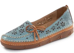 Online ELENA EDEN , sommerliche Damen-Slipper, Weite H, mit herausnehmbarem Fußbett JEANS