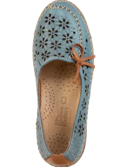 Online ELENA EDEN , sommerliche Damen-Slipper, Weite H, mit herausnehmbarem Fußbett JEANS