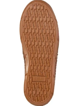 Sale ELENA EDEN , sommerliche Damen-Slipper, Weite G, aus Leder COGNAC