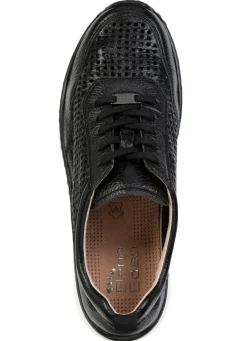 Hot ELENA EDEN , sommerliche Damen-Sneaker, Weite H, mit herausnehmbarem Fußbett SCHWARZ