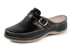 Sale ELENA EDEN , sommerliche Damen-Clogs, Weite G, mit verstellbarer Schließe SCHWARZ