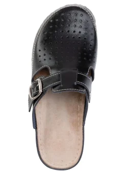 Sale ELENA EDEN , sommerliche Damen-Clogs, Weite G, mit verstellbarer Schließe SCHWARZ