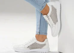Sale ELENA EDEN , sommerliche Damen-Sneaker, Weite G, mit herausnehmbarem Fußbett NATURWEISS