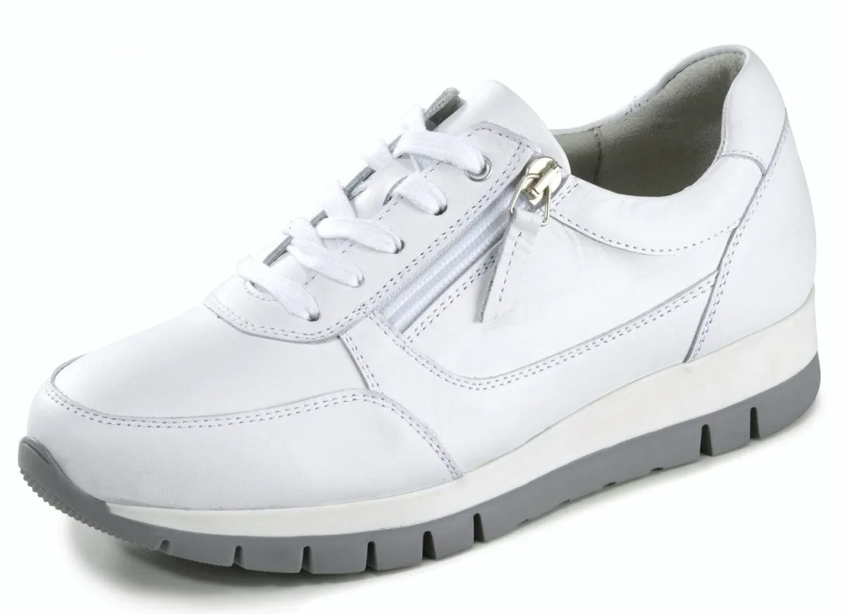 Best BADER ELENA EDEN, sportliche Damen-Sneaker, Weite H, mit herausnehmbarem Fußbett WEISS