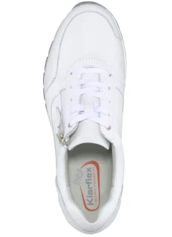 Best BADER ELENA EDEN, sportliche Damen-Sneaker, Weite H, mit herausnehmbarem Fußbett WEISS