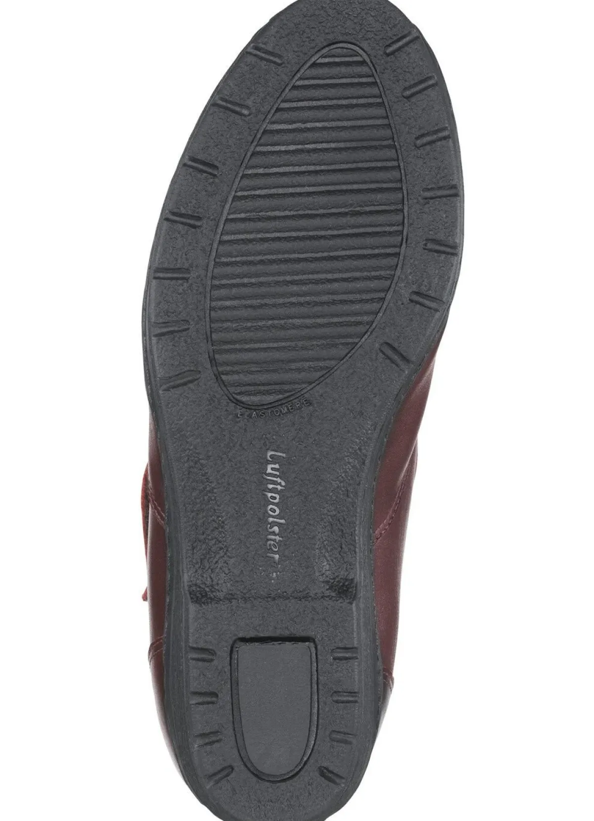 Clearance BADER ELENA EDEN Stiefelette aus Rind-Anilinleder BORDEAUX