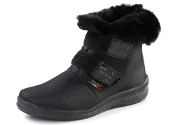 Discount ELENA EDEN Stiefelette aus weichem Textilmaterial SCHWARZ