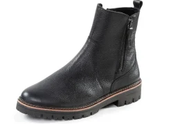 ELENA EDEN Stiefelette aus Veloursleder SCHWARZ