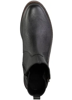 ELENA EDEN Stiefelette aus Veloursleder SCHWARZ
