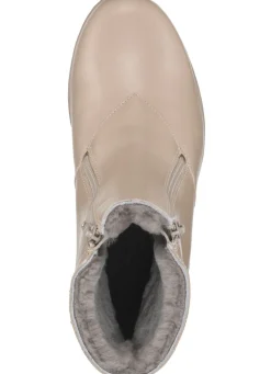 Best ELENA EDEN Stiefelette aus weichem Nappaleder BEIGE