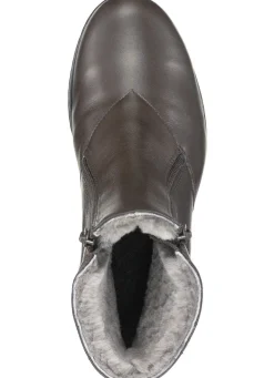 Outlet ELENA EDEN Stiefelette aus weichem Nappaleder MOKKA