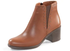Sale ELENA EDEN Stiefelette mit angesagten Ziernieten COGNAC