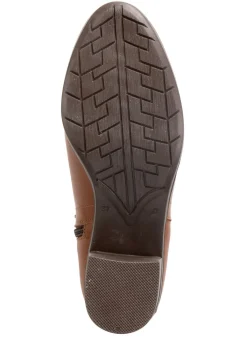 Sale ELENA EDEN Stiefelette mit angesagten Ziernieten COGNAC