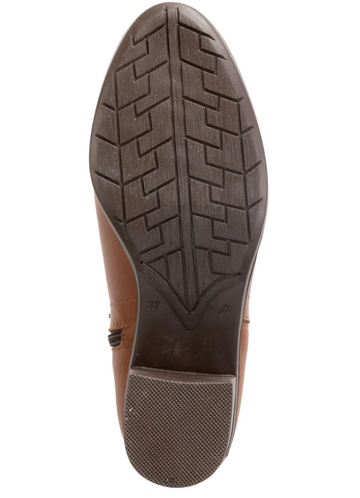 Sale ELENA EDEN Stiefelette mit angesagten Ziernieten COGNAC