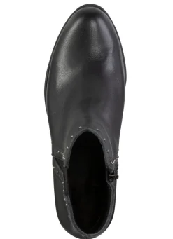 ELENA EDEN Stiefelette mit angesagten Ziernieten SCHWARZ