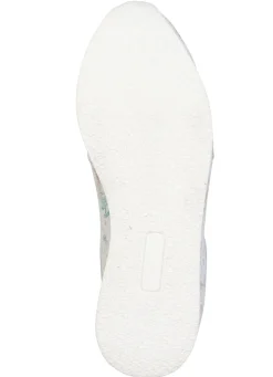 New ELENA EDEN , stilvolle Damen-Sneaker, Weite G, mit herausnehmbarem Fußbett ECRU-BUNT