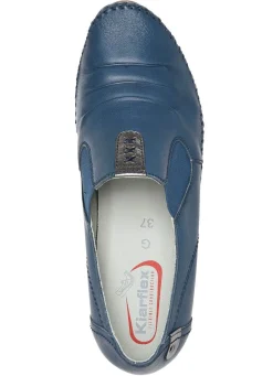 Outlet ELENA EDEN , stilvolle Damen-Pumps, Weite G, mit herausnehmbares Fußbett BLAU