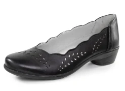 Discount ELENA EDEN , stilvolle Damen-Pumps, Weite H, mit herausnehmbarem Fußbett SCHWARZ