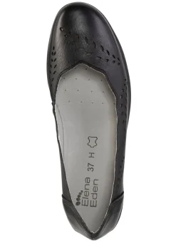 Discount ELENA EDEN , stilvolle Damen-Pumps, Weite H, mit herausnehmbarem Fußbett SCHWARZ