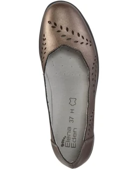 Clearance ELENA EDEN , stilvolle Damen-Pumps, Weite H, mit herausnehmbarem Fußbett ANTIKBRONZE