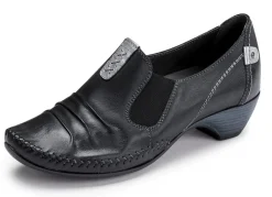 Sale ELENA EDEN , stilvolle Damen-Pumps, Weite G, mit herausnehmbares Fußbett SCHWARZ