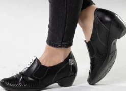 Sale ELENA EDEN , stilvolle Damen-Pumps, Weite G, mit herausnehmbares Fußbett SCHWARZ
