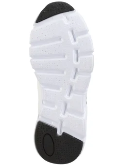 New ELENA EDEN , stylische Damen-Sneaker, mit herausnehmbarem Fußbett WEISS-SCHWARZ