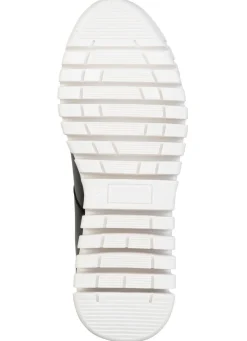 Discount ELENA EDEN , stylische Damen-Sneaker, Weite G, mit herausnehmbarem Fußbett SCHWARZ-ALTSILBER