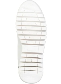 Sale ELENA EDEN , stylische Damen-Sneaker, Weite G, mit herausnehmbarem Fußbett WEISS-BRONZE