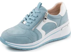 Online BADER ELENA EDEN, sytlische Damen-Sneaker, Weite H, mit herausnehmbarem Fußbett BLAU-WEISS