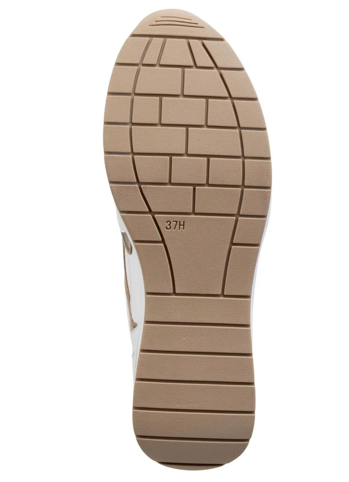 Hot BADER ELENA EDEN, sytlische Damen-Sneaker, Weite H, mit herausnehmbarem Fußbett WEISS-GOLD