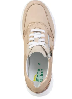 Sale ELENA EDEN , trednige Damen-Sneaker, Weite H, mit herausnehmbarem Fußbett BEIGE
