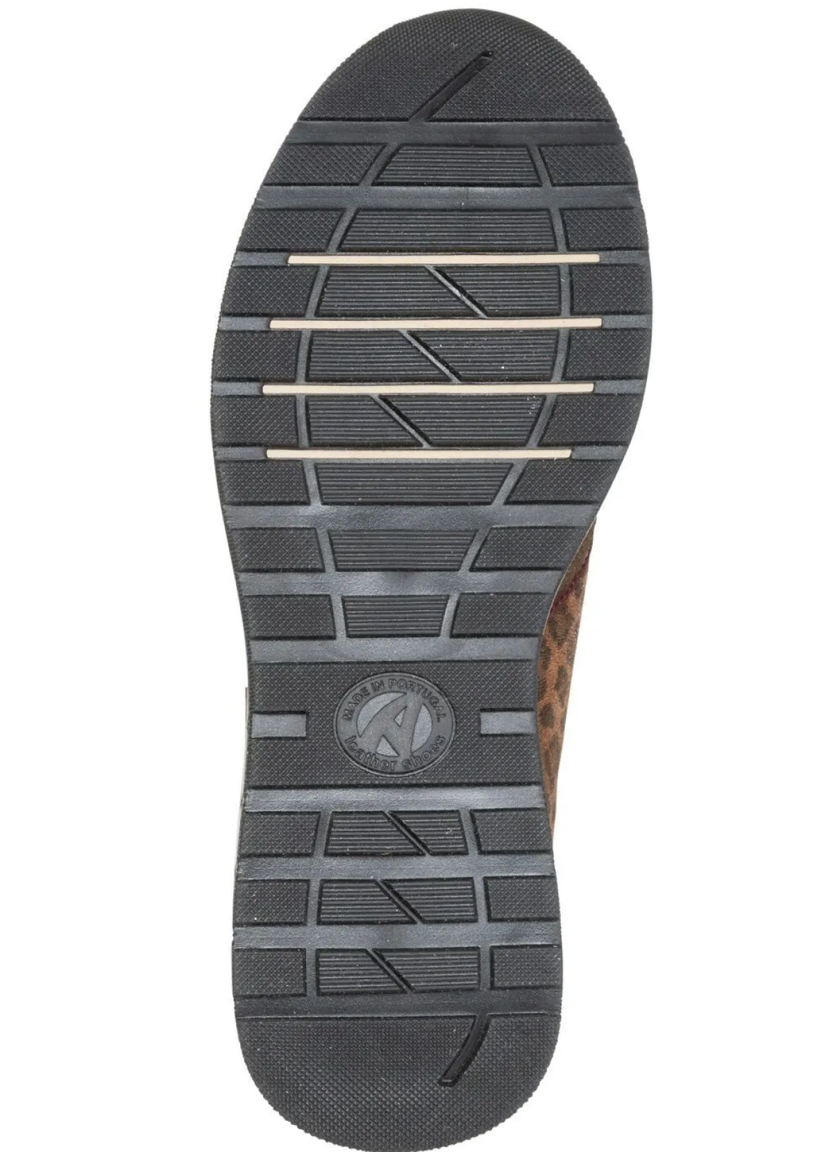 Hot ELENA EDEN , trendige Damen-Sneaker, Weite H, mit herausnehmbarem Fußbett BRAUN-BUNT