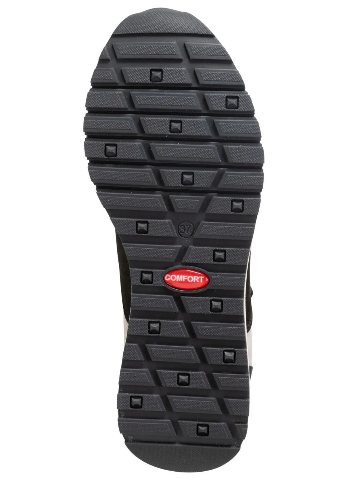 Sale ELENA EDEN , trendige Damen-Sneaker, Weite G, mit herausnehmbarem Fußbett SCHWARZ-KIESEL