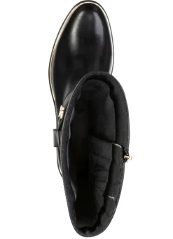 Best ELENA EDEN , trendige Damen-Stiefel, Winterschuhe, Weite G, mit Reißverschluss SCHWARZ