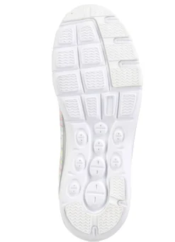 Best ELENA EDEN , trendige Damen-Sneaker, mit herausnehmbarem Fußbett WEISS-BUNT