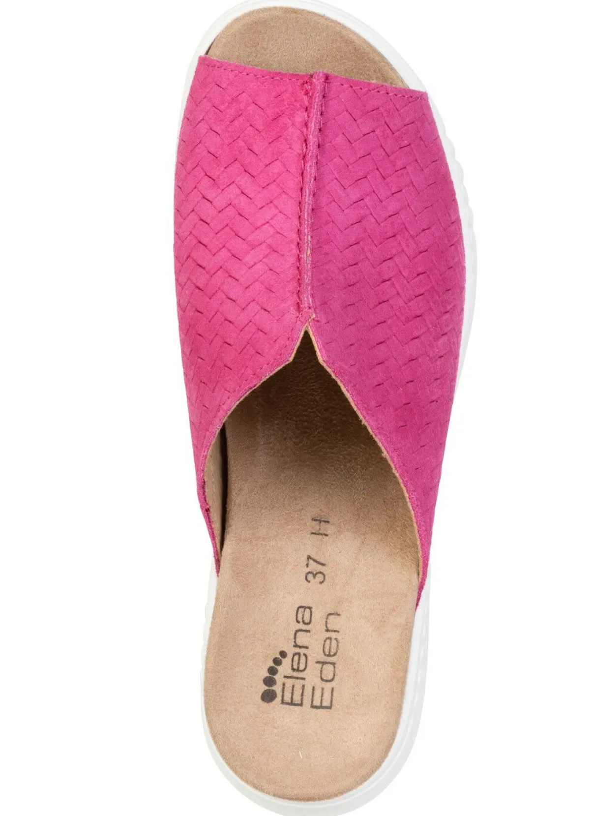Clearance ELENA EDEN , trendige Damen-Pantoletten, Weite H, mit herausnehmbarem Fußbett PINK