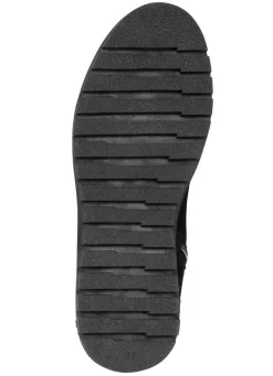 ELENA EDEN , warme Damen-Stiefeletten, Winterschuhe, Weite H, mit herausnehmbarem Fußbett SCHWARZ