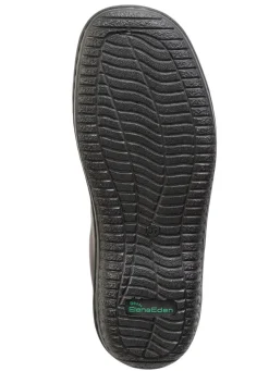 New ELENA EDEN -Slipper aus Nappaleder GRAU-SCHWARZ