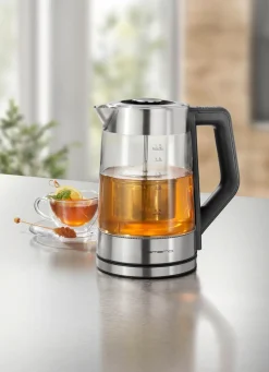 BADER "Emerio" 2-in-1 Wasser- und Teekocher SILBER