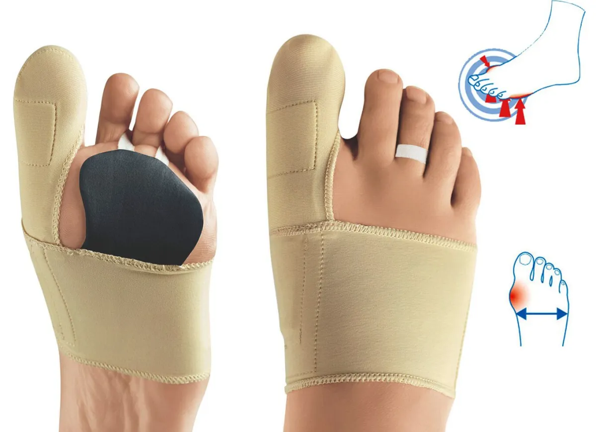 Sale EPITACT Korrekturorthese Hallux valgus mit Doppelschutz HAUTFARBEN