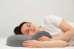 New BADER Ergonomisch geformtes Nackenstützkissen grau